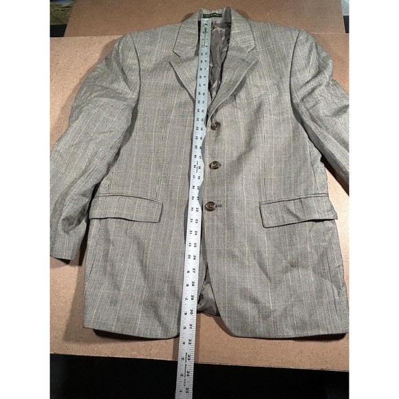 Lauren Ralph Lauren Gray Houndstooth Blazer Jacket Sports Coat Macy's See Photos - Picture 6 of 11